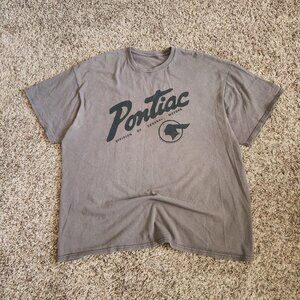 Pontiac Car Graphic T-Shirt Short Sleeve Size XL Retro Racing GM Motors
